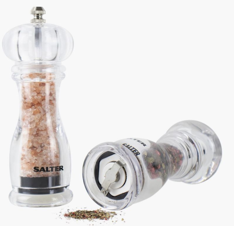 Salter 7606 CLXR - souprava dvou mlýnků na sůl a pepř
