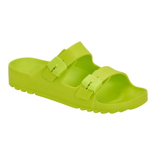 Scholl BAHIA - zelené zdravotní pantofle