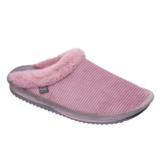 Scholl BRIENNE FLUFFY - světle růžová domácí zdravotní obuv