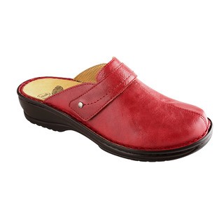 Scholl LENK červená - domácí zdravotní obuv