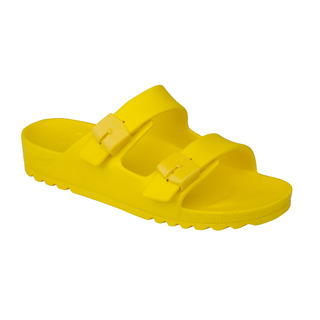 Scholl BAHIA - žluté zdravotní pantofle