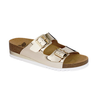 Scholl GLAM SS 2 zlaté zdravotní pantofle