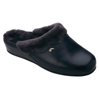 Scholl WARMLINE tmavě modrá domácí obuv