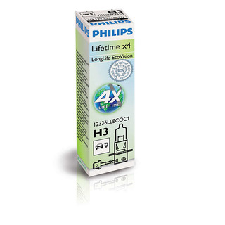 Philips H3 LongLife EcoVision 1 ks