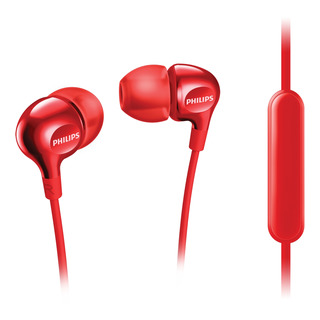 Philips SHE3705RD/00 červená sluchátka do uší s mikrofonem