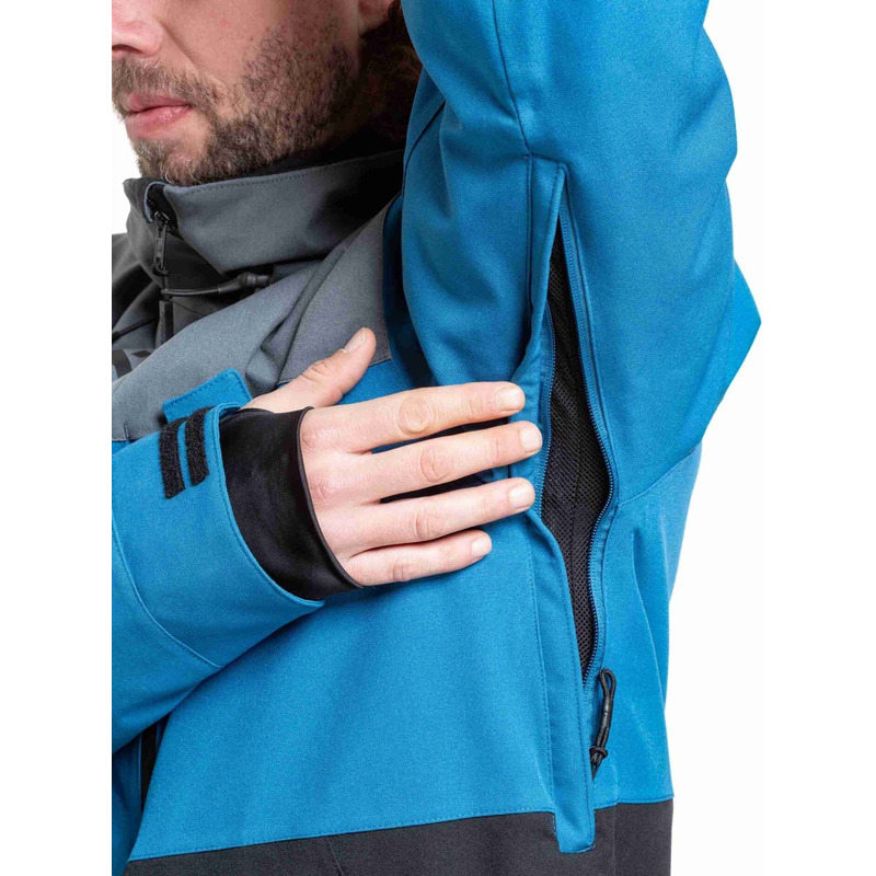 Meatfly Manifold Blue Black pánská lyžařská bunda 15K