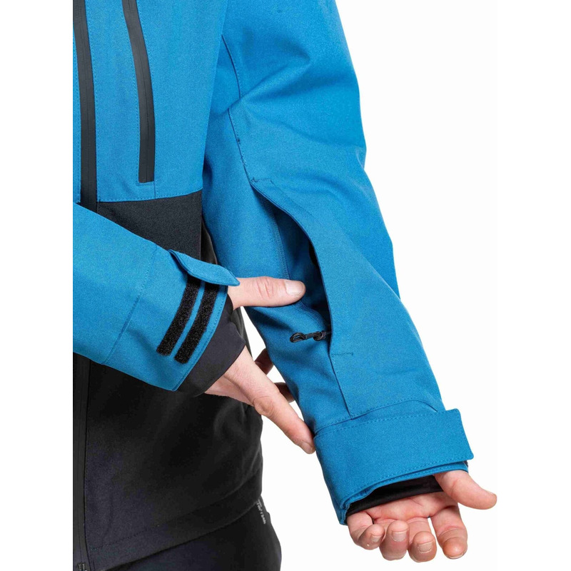 Meatfly Manifold Blue Black pánská lyžařská bunda 15K