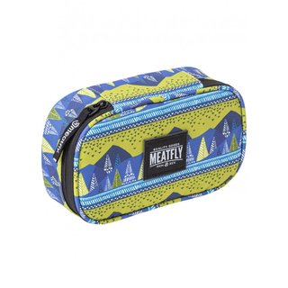 meatfly XL Pencil Case 2 C - Landscape Green - pouzdro na psací potřeby