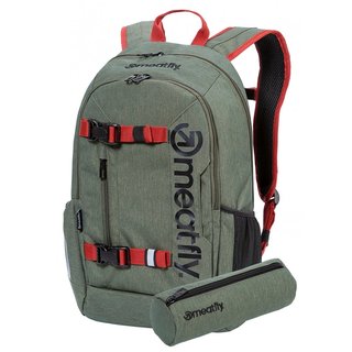 meatfly Basejumper 6 F - Heather Olive - zelený batoh 22l