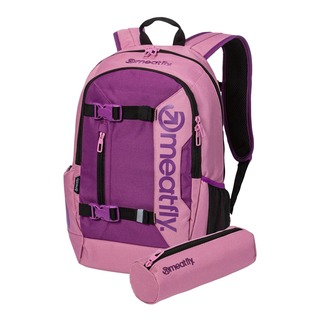 meatfly Basejumper 6 I - Universe Pink, Black - růžový batoh 22l