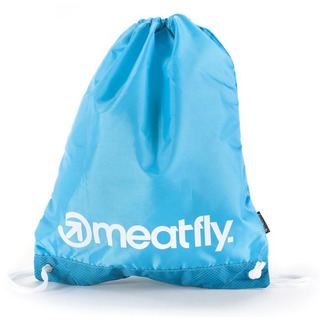 meatfly Flatout Benched Bag - Blue - školní sáček na přezůvky