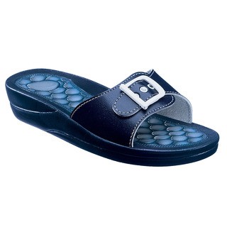 Scholl FITNESS PEBBLE - modré zdravotní pantofle